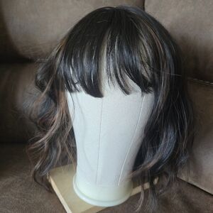 Stylish Auburn and Brown Women's Wig